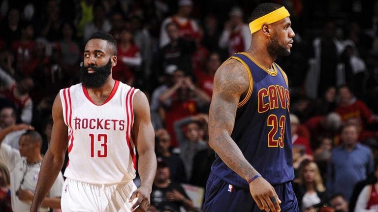 NBA’de ayın en iyileri Lebron ve Harden