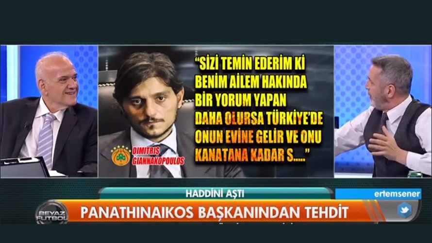 Ahmet Çakar’dan Panathinaikos başkanına şok sözler! |İZLE