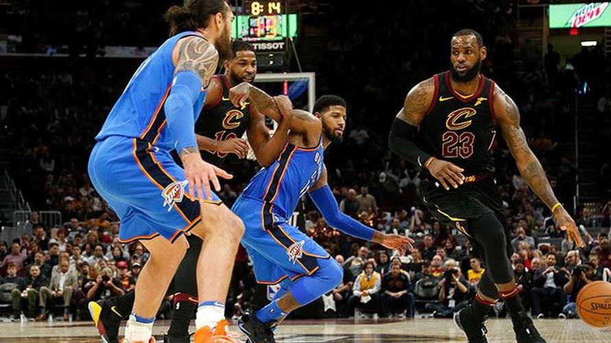 Oklahama Cleveland’ı eze eze yendi!