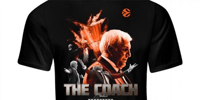 EuroLeague’den Obradovic’e özel tişört!