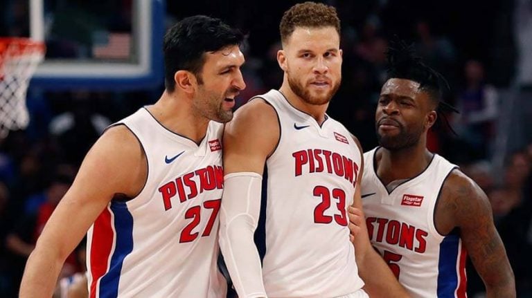 Griffin 50 sayı attı! Pistons son saniyede kazandı!