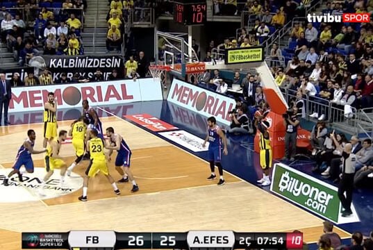 Fenerbahçe – Anadolu Efes maçında büyük hata!