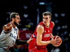 Sırbistan milli takımında Bogdanovic İtalya'yı mağlup eederken üstün bir performans sergiledi