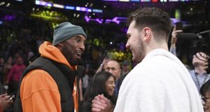 Kobe Bryant ile Luka Doncic'in tanışması