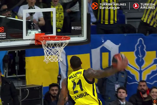 Euroleague’de 19. haftanın en iyi 10 hareketi belli oldu