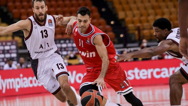 Olympiakos, Sloukas ile geriden geldi ve Olimpia Milano’yu devirdi